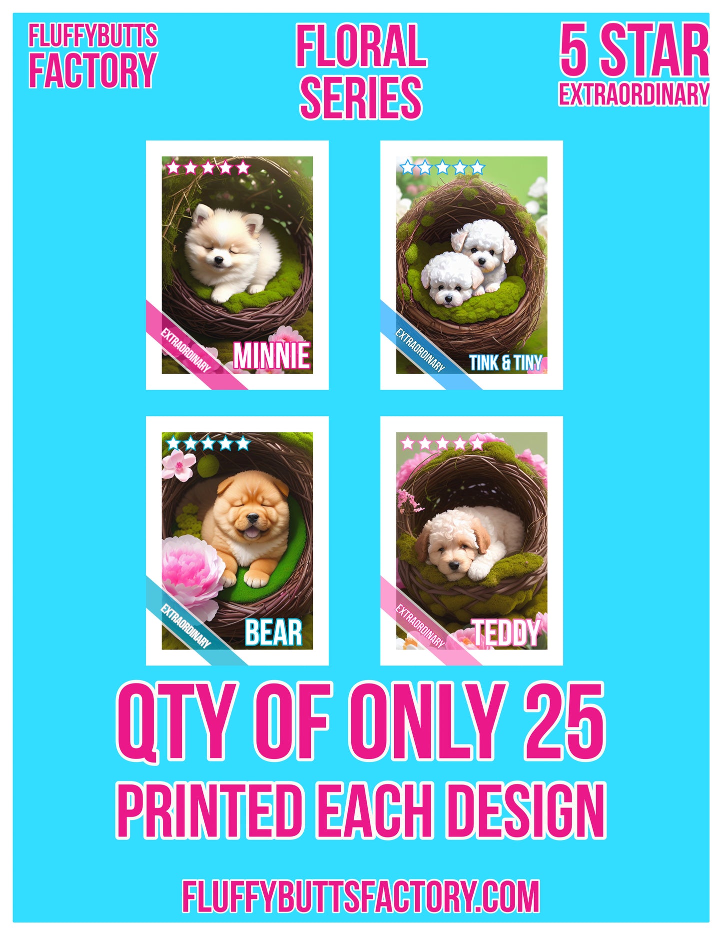 Floral Series 1 Trading Cards
