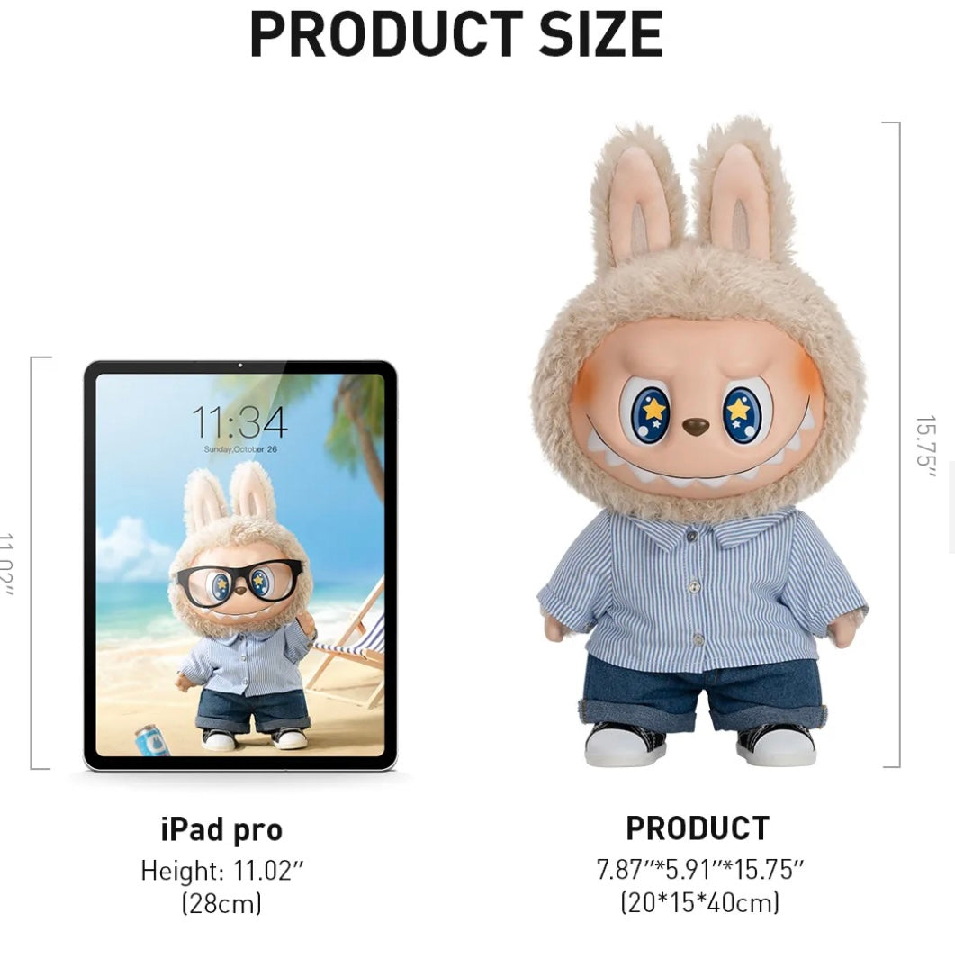 In stock Authentic Popmart 38cm Flip with me labubu