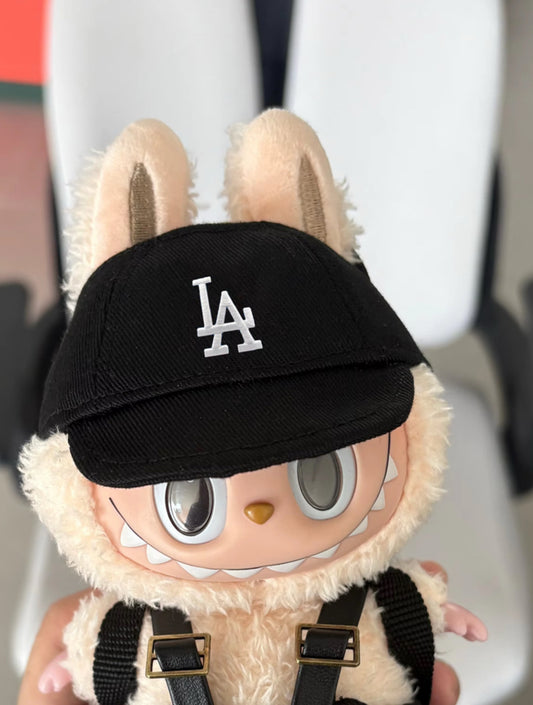 Black LA dodgers embroidered baseball cap