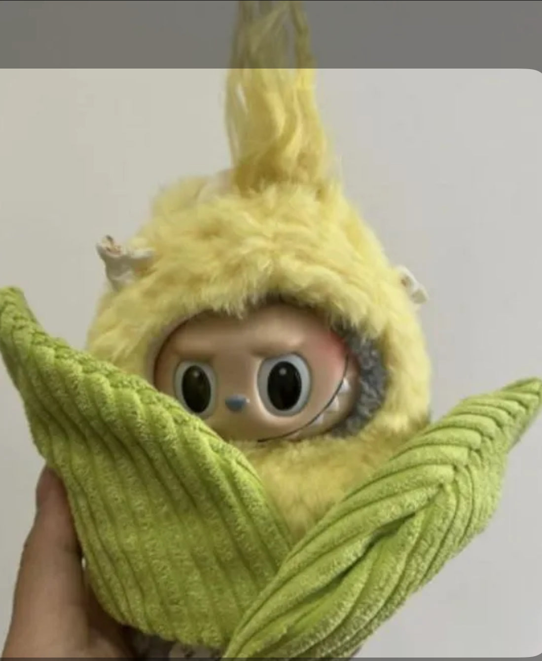 In stock 17cm labubu corn costume