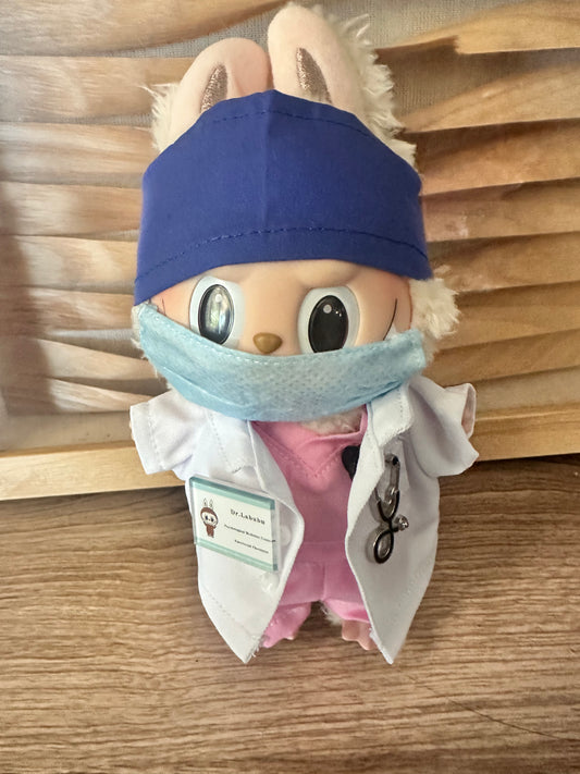 17cm Labubu Doctors Outfit bundle